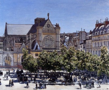 Claude Monet Painting - SaintGermainl Auxerrois Claude Monet